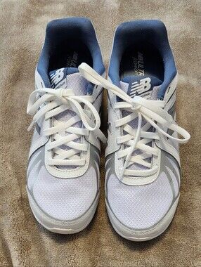 New Balance 496 V3 Women’s Walking Shoes White/Blue Size 8.5D Wide UltraSoft